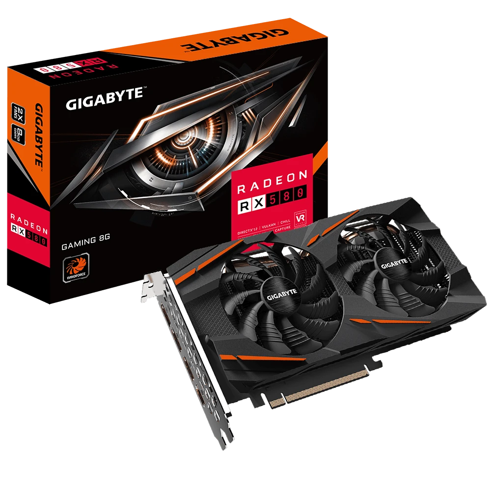 Gigabyte Radeon RX 580 GAMING 8G  (Rev. 2.0)